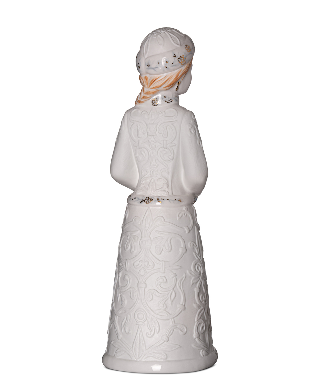 Скульптура фарфоровая «Снегурочка» большая (Синие птицы)