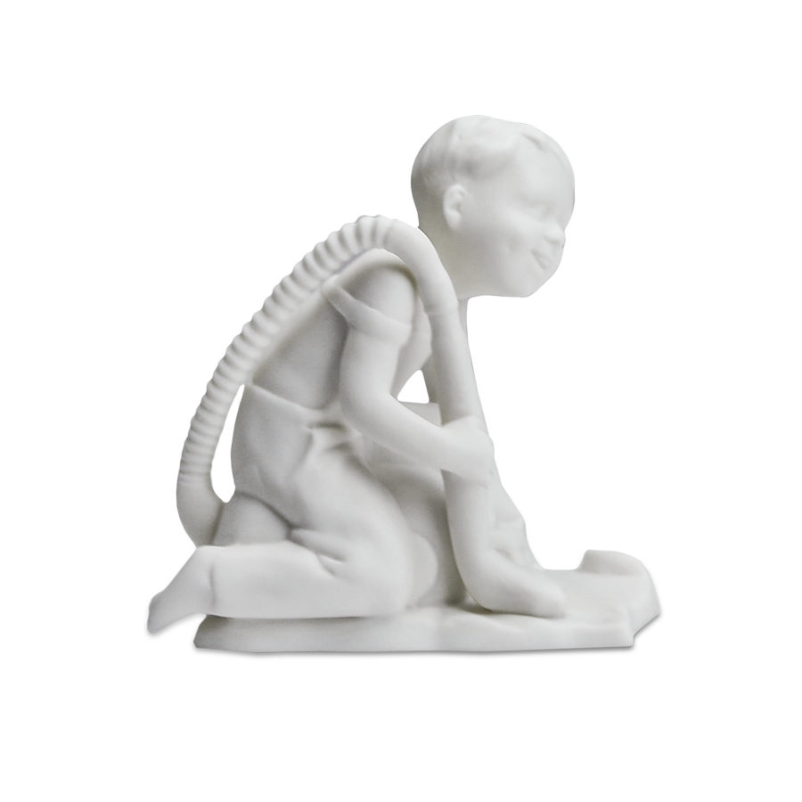 Скульптура фарфоровая Rupor "Скорпион" бисквит
