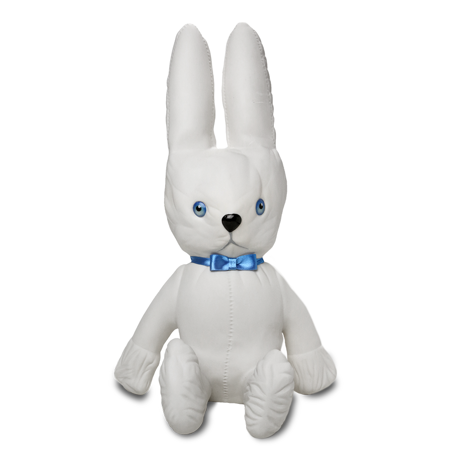 Скульптура "Заяц 1966 год" - голубые глаза