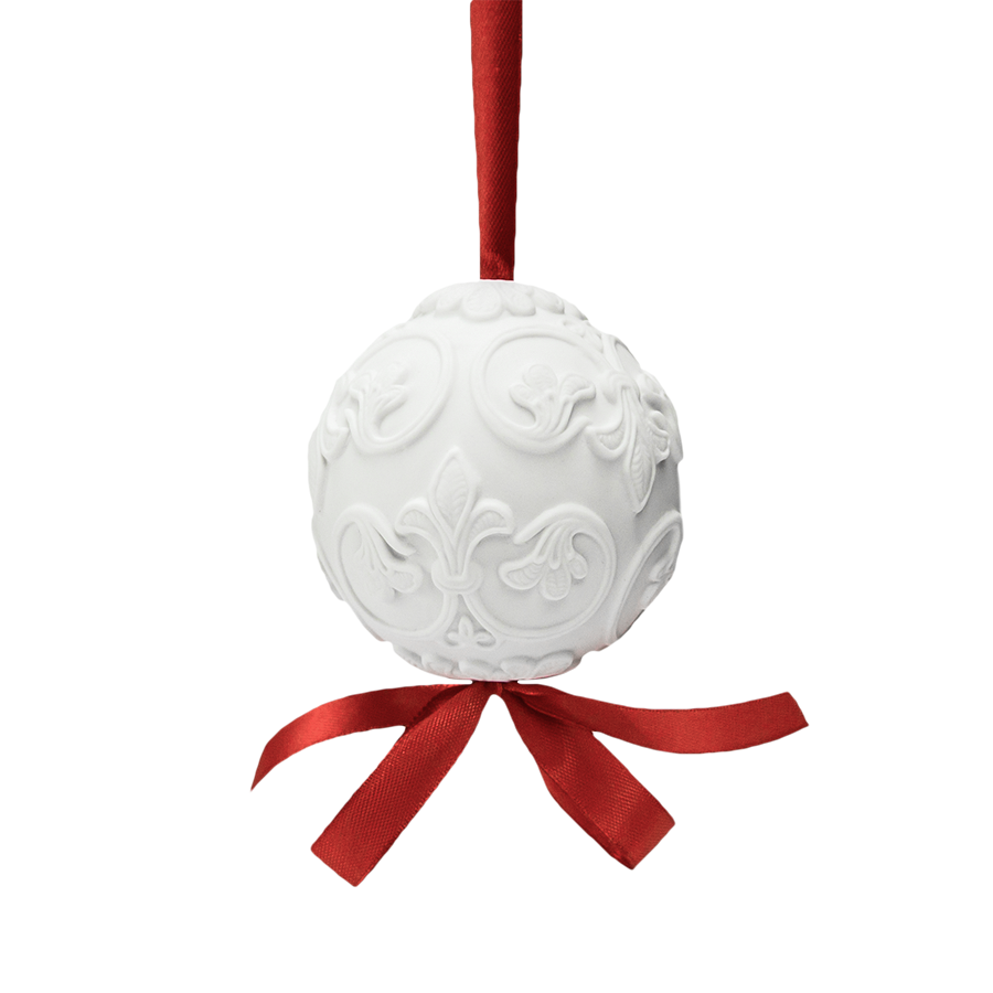 Ёлочное украшение "Шар резной"