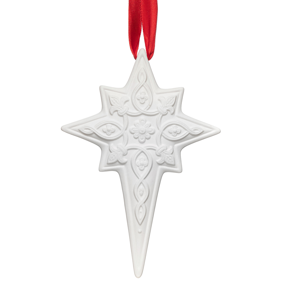 Ёлочное украшение "Рождественская звезда" резная