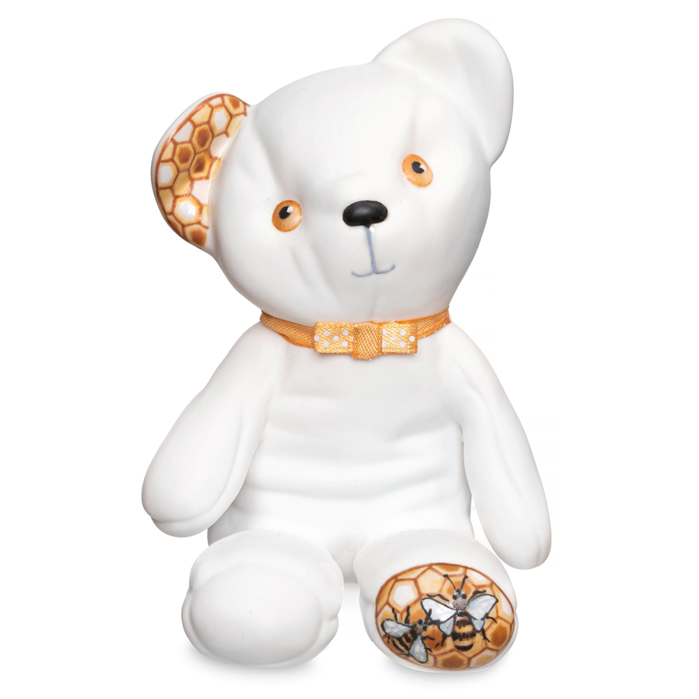 Статуэтка "Медвежонок 1976 год" - голубые глаза (Премиум, Медовый)