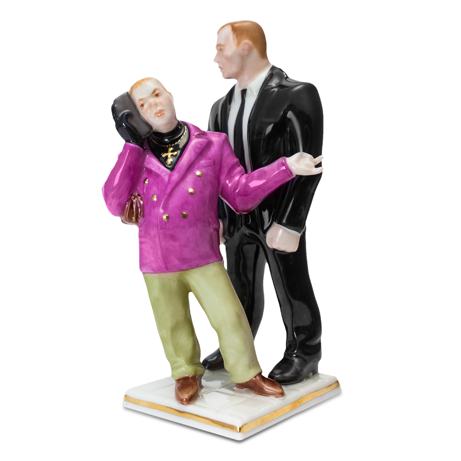 Коллекция "Россия 1990-е", статуэтка "Новый русский"