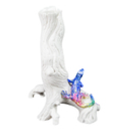 Ваза “Ящерица” синяя