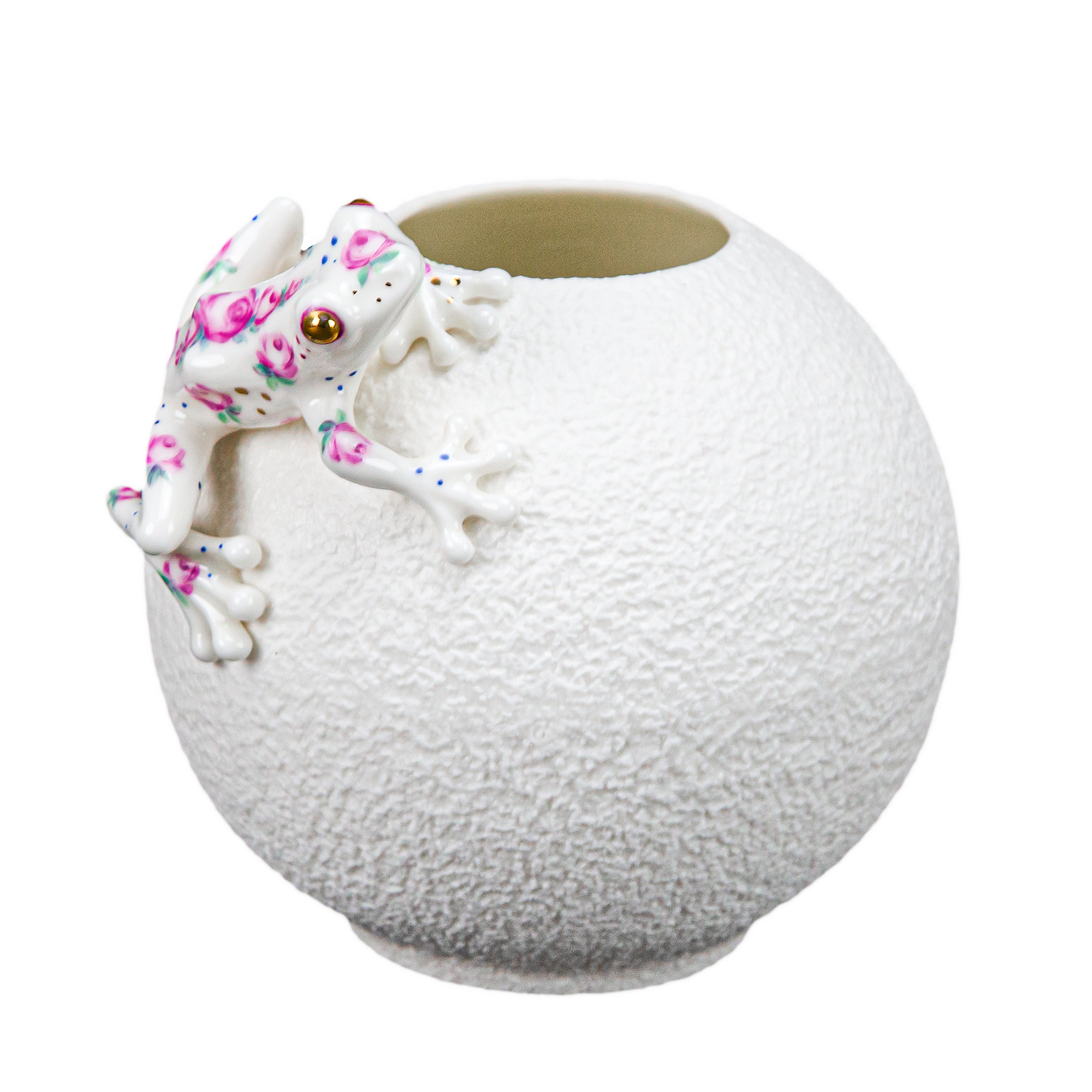 Ваза "Лягушка" розовая